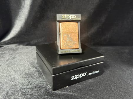 Orijinal 1996  Zippo Çakmak ZİPPO 1932 Logo Antik Bakır/ antique copper Nadir