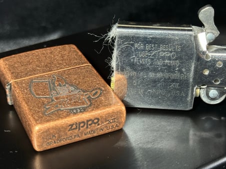 Orijinal 1996  Zippo Çakmak ZİPPO 1932 Logo Antik Bakır/ antique copper Nadir