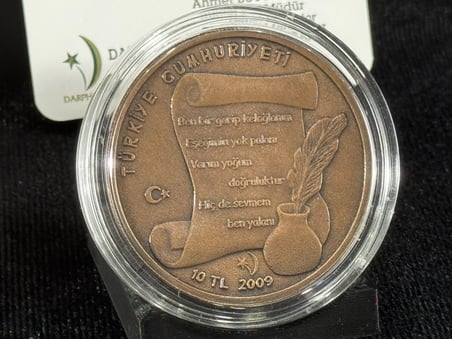 Darphane  KELOĞLAN 2009 HATIRA BRONZ PARA AÇIK - KOYU TAKIM SERTİFİKALI ÇİL