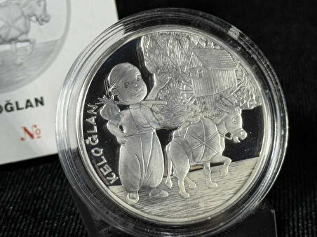 DARPHANE 2009 Keloğlan Gümüş Sikke Hatıra Parası Sertifikalı