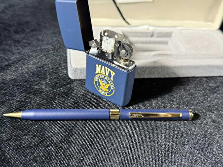 Zippo 1994 United States Navy Özel Seti – Çakmak ve Kurşun Kalem