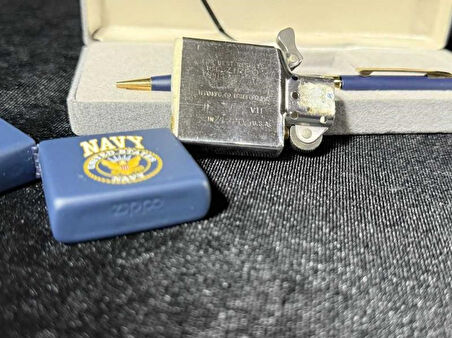 Zippo 1994 United States Navy Özel Seti – Çakmak ve Kurşun Kalem