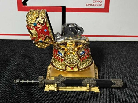  Zippo Japan Samurai Armor Special Edition - Savaşçı Ruhu Ellerinizde! Led ışıklı!