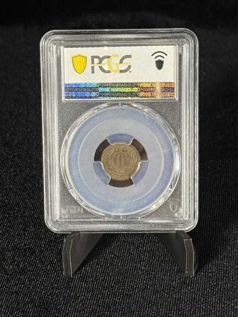 1913 İsviçre 1 Rap – PCGS MS62BN Sertifikalı NFC Çipli Özel Koleksiyon Parası