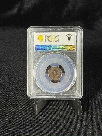 PCGS MS62BN – 1908 B İsviçre 1 Rap Sertifikalı | NFC Çipli Özel Koleksiyon Parası