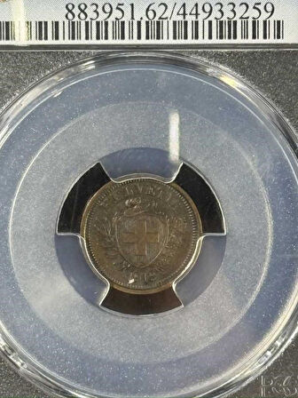 PCGS MS62BN – 1913 B İsviçre 1 Rap Sertifikalı | NFC Özel Koleksiyon Parası