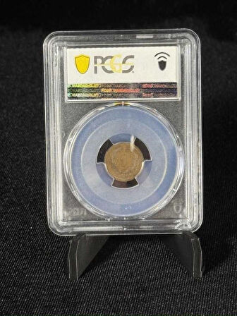 PCGS MS63BN Sertifikalı – 1908 B İsviçre 1 Rappen | Koleksiyonluk Bronz Para