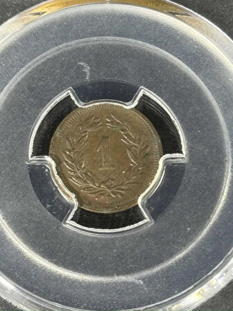 1905 B İsviçre 1 Rap – PCGS AU55BN Sertifikalı | Nadir ve Orijinal Koleksiyonluk!