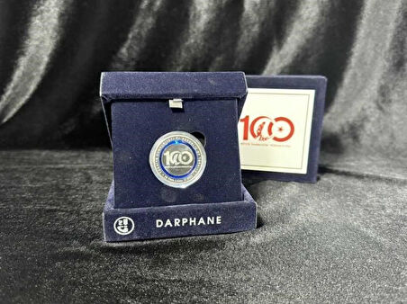 Darphane Büyük Taarruz’un 100. Yılı – Mavi Işıklı Kadife Kutulu Gümüş Hatıra Para