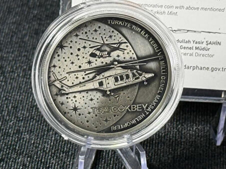 Darphane T625 Gökbey – Savunma Sanayi Serisi No: 1 Gümüş Sikke