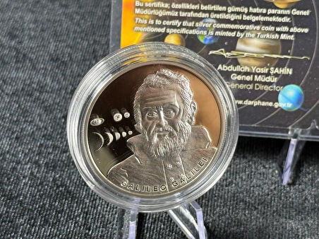 Darphane Galileo Galilei (1564–1642) – 20 Türk Lirası Gümüş Sikke