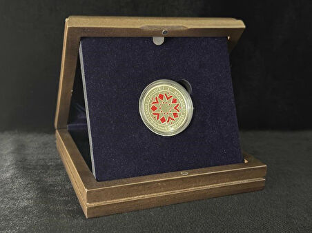 Darphane – 2024 Türk–Macar Kültür Yılı Gümüş Hatıra Sikkesi (Ahşap Kutulu, Sertifikalı)