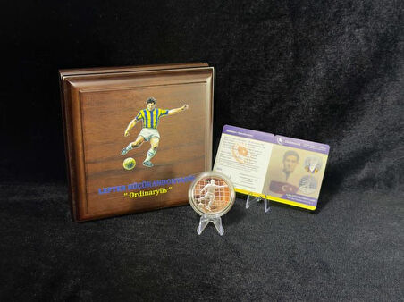 Darphane – Lefter Küçükandonyadis Türk Spor İnsanları Serisi No:3 Gümüş Hatıra Sikkesi Özel Ahşap Ku