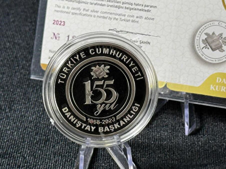 Darphane – Danıştay’ın Kuruluşunun 155. Yılı Gümüş Hatıra Sikkesi