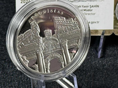 DARPHANE AFRODİSİAS ANTİK KENTLER SERİSİ NO:16 925 AYAR GÜMÜŞ HATIRA SİKKESİ