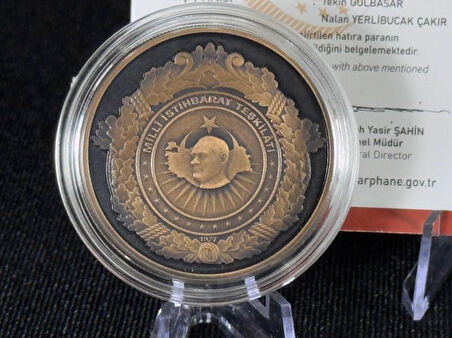 Darphane MİT Milli İstihbarat Teşkilatı – Bronz Hatıra Sikkesi
