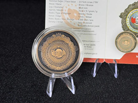 Darphane MİT Milli İstihbarat Teşkilatı – Bronz Hatıra Sikkesi