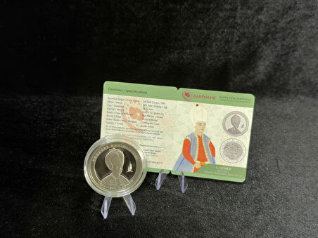 Darphane I. Ahmed – Osmanlı Padişahları Serisi No:14 Gümüş Hatıra Sikkesi (925 Ayar, Proof)