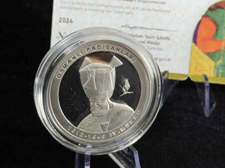 Sultan İbrahim – Osmanlı Padişahları Serisi No:18 Gümüş Hatıra Sikkesi (Darphane, 925 Ayar, Proof)