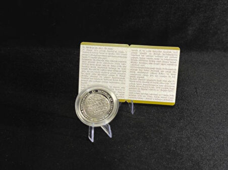 Sultan İbrahim – Osmanlı Padişahları Serisi No:18 Gümüş Hatıra Sikkesi (Darphane, 925 Ayar, Proof)