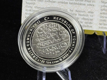 Sultan İbrahim – Osmanlı Padişahları Serisi No:18 Gümüş Hatıra Sikkesi (Darphane, 925 Ayar, Proof)