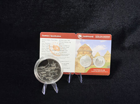 Darphane Saltuklular – Anadolu Beylikleri Serisi No:4 Gümüş Sikke Hatıra Para (925 Ayar, Proof)