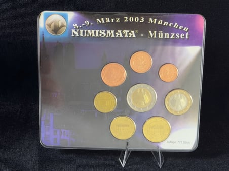 NUMISMATA 2003 MÜNCHEN ÖZEL EURO PARA SETİ – SADECE 777 ADET