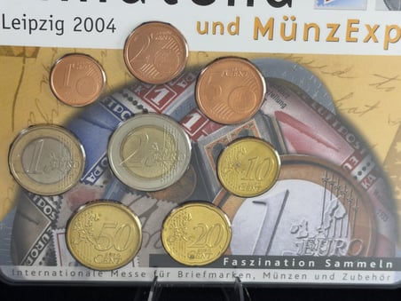 PHILATELIA & MÜNZEXPO LEIPZIG 2004 ÖZEL EURO PARA SETİ – 500 ADET SINIRLI ÜRETİM
