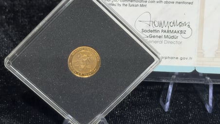 2018 İyonlar Altın Sikke – Anadolu Medeniyetleri Serisi No: 6 – 22 Ayar Altın – 1,50 Gram – Proof – Darphane Sertifikalı