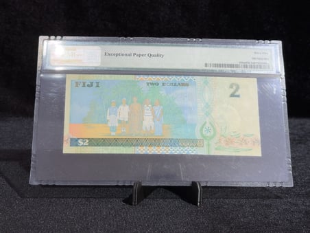 FİJİ 2002 – 2 DOLAR | PMG 65 EPQ GEM UNCIRCULATED | PICK#104a