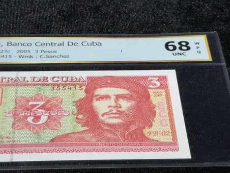 KÜBA 2005 – 3 PESOS CHE GUEVARA | PMC 68 UNC | PICK# 127c