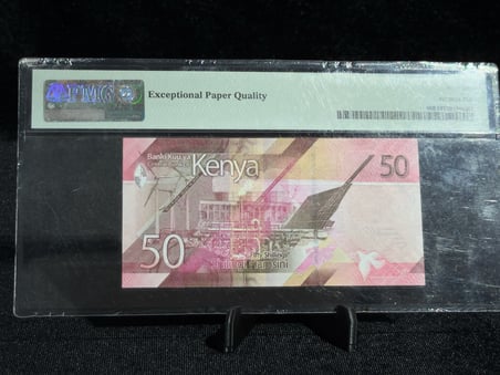 Kenya 2019 – 50 Shillings | Pmg 66 Epq Gem Uncirculated