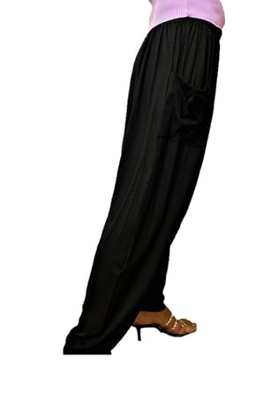 Ağlı Şalvar Siyah