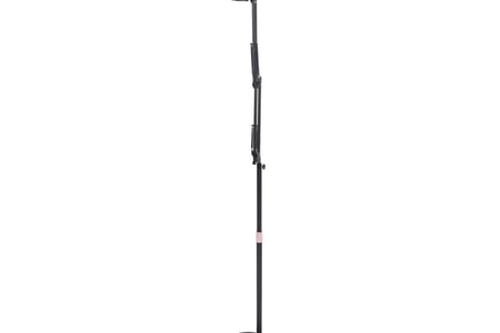 Coverzone iPad Uyumlu Tablet Tutucu Döner Başlıklı Dirsekli Metal Ayarlanabilir Zemin Standı, Tablet Zemin Standı Siyah Geniş Uyumluluk Ellerinizi Ev İçin Serbest Bırakın 130cm Siyah Renk 307-Black