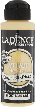 Multisurfaces Hibrit Boya 120 ml Açık Sarı