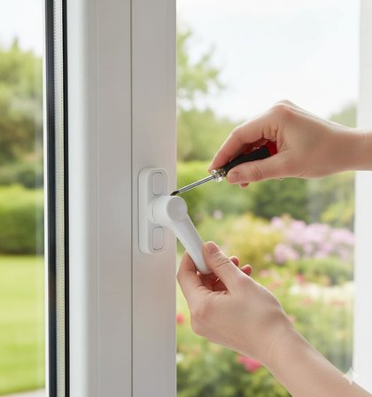 6 Adet Kapı ve Pencere Emniyet Kilidi – 360° Dönebilir PVC Güvenlik Mandalı, Hırsızlık Engelleyici ve Çocuk Güvenliği Kilidi, Çekmeli Pratik Kilit Seti