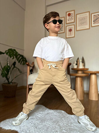 Jogger Kesi̇m Garson Boy Pantolonlar 