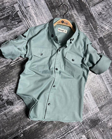 Ciro Kapaklı Gabardin Gömlek