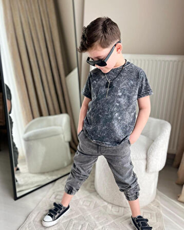 Gabriel Yıkamalı Kot Takım