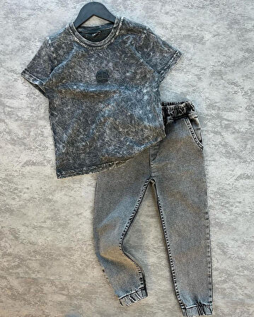 Gabriel Yıkamalı Kot Takım