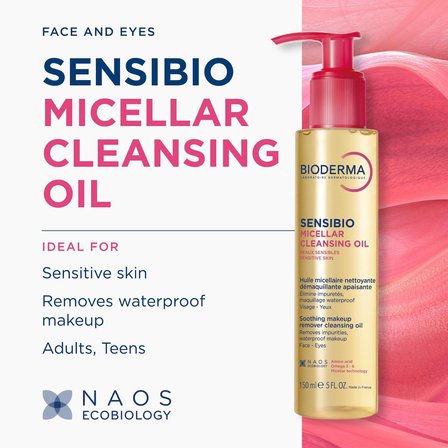 Sensibio Micellar Cleansing Oil Tüm Ciltler Yüz ve Göz Makyajı Çift Aşamalı Temizleme Yağı 150 ml