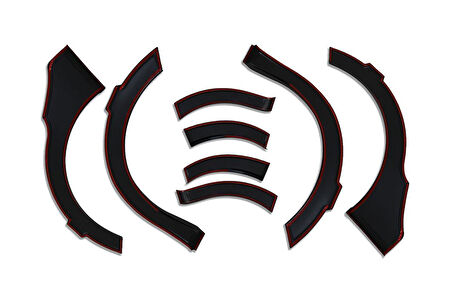 Dacia Lodgy Çamurluk Dodik Set Abs 8 Parça 2012 ve Sonrası