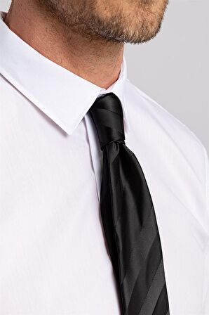 Tudors Slim Fit Dar Kesim Küçük Yaka Düz Erkek Göm