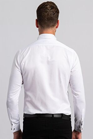 Tudors Slim Fit Dar Kesim Ata Yaka Erkek Gömlek