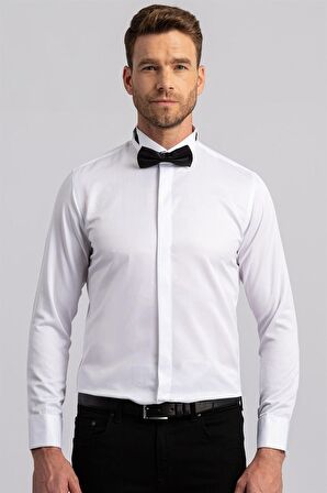Tudors Slim Fit Dar Kesim Ata Yaka Erkek Gömlek
