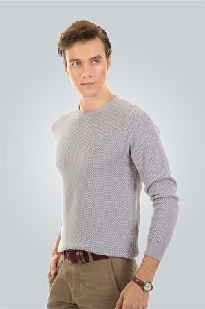 Tudors Slim Fit Dar Kesim Bisiklet Yaka Petek Dese