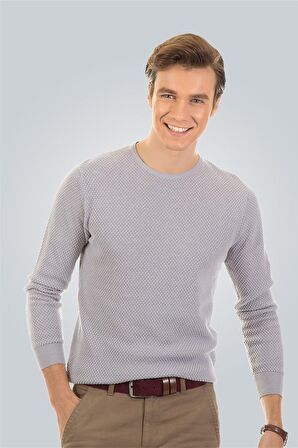 Tudors Slim Fit Dar Kesim Bisiklet Yaka Petek Dese