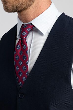 Tudors Slim Fit Dar Kesim Düz Cepli Erkek Yelek