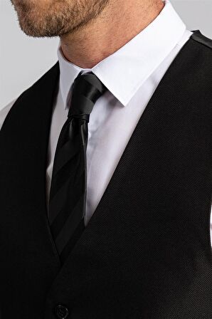 Tudors Slim Fit Dar Kesim Düz Cepli Erkek Yelek