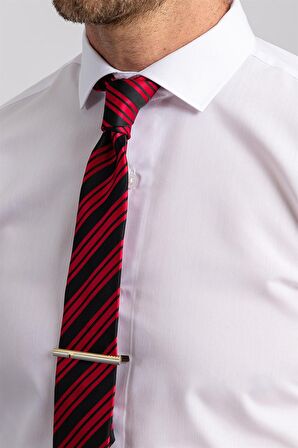 Tudors Slim Fit Dar Kesim Düz Erkek Gömlek